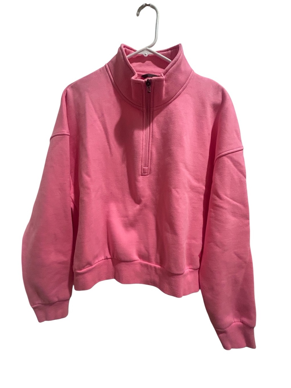 MPG Half Zip Pink Sweatshirt XL